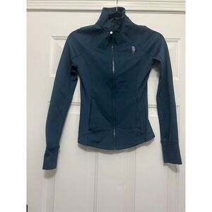 NWOT Greyson Golf Soleil Full Zip Jacket Womens Size XS Blue Teal Athletic Wear